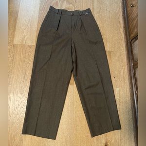 Vintage wool high waist trousers